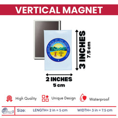 Vertical Magnet - State Seal Ohio - USA