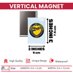 Vertical Magnet - State Seal Oregon - USA