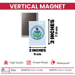 Vertical Magnet - State Seal Pennsylvania - USA