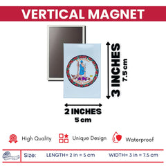 Vertical Magnet - State Seal Virginia - USA