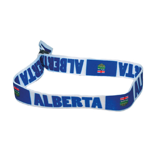Woven Wristband - Flag of Alberta – Canada – P2541