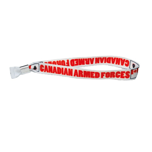 Woven Wristband – Flag Canadian Armed Forces – Canada - P2517