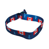 Woven Wristband – Flag Canadian Forces Auxuliary Jack – Canadá – P1471