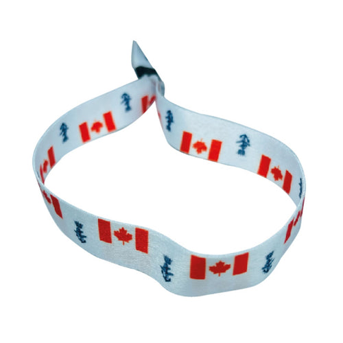 Woven Wristband – Flag Canadian Naval Ensign - Canada – P1473