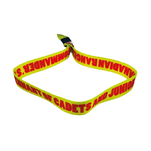 Woven Wristband – Flag Commander Pennant Of Cadets And Junior Canadian Rangers – Canada – P1440