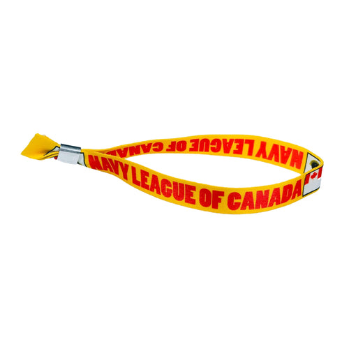 Woven Wristband - Flag Navy League of Canada - P1476