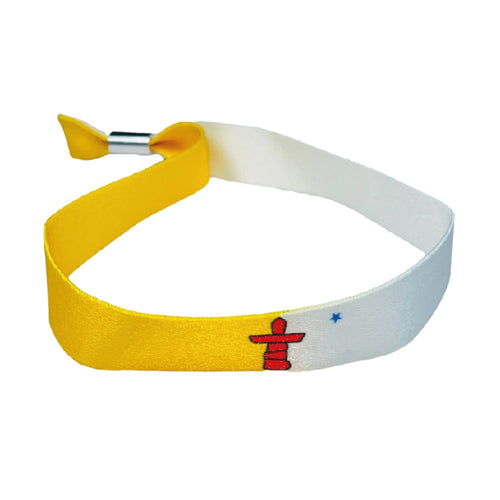Woven Wristband - Flag of Nunavut - Canada - P2528