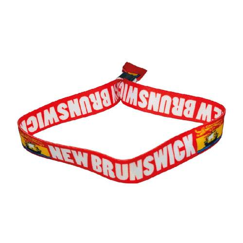 Woven Wristband – Flag Of New Brunswick – Canada – P2535
