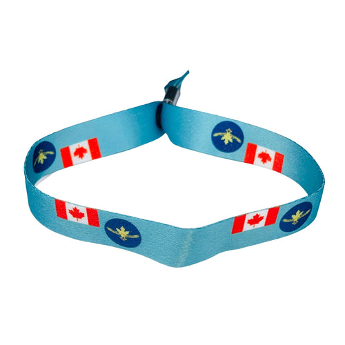 Woven Wristband - Flag Royal Canadian Air Cadets - Canada - P1543