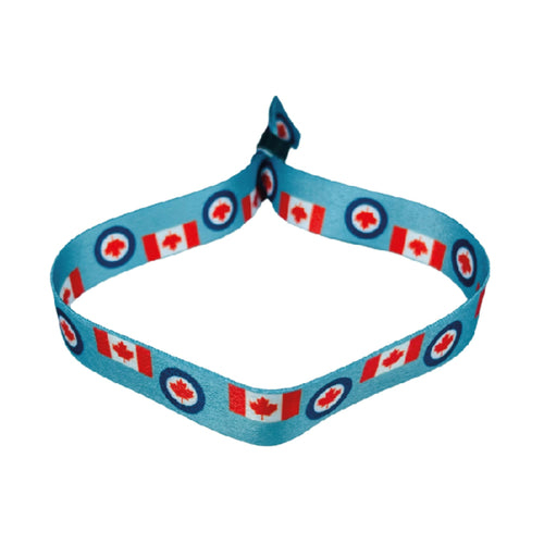 Woven Wristband – Flag Royal Canadian Air Force Ensign – Canada – P1419