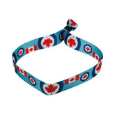 Woven Wristband – Flag Royal Canadian Air Force Ensign – Canadá – P1420