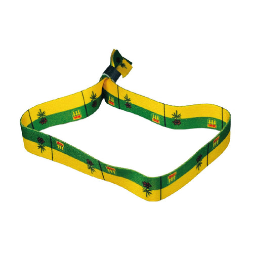 Woven Wristband – Flag Of Saskatchewan – Canada – P2518