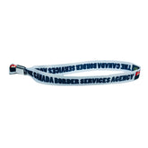 Woven Wristband - Flag The Canada Bordes Services Agency - Canadá - P1448