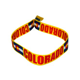 Woven Wristband – State Flag Colorado – USA – P1908