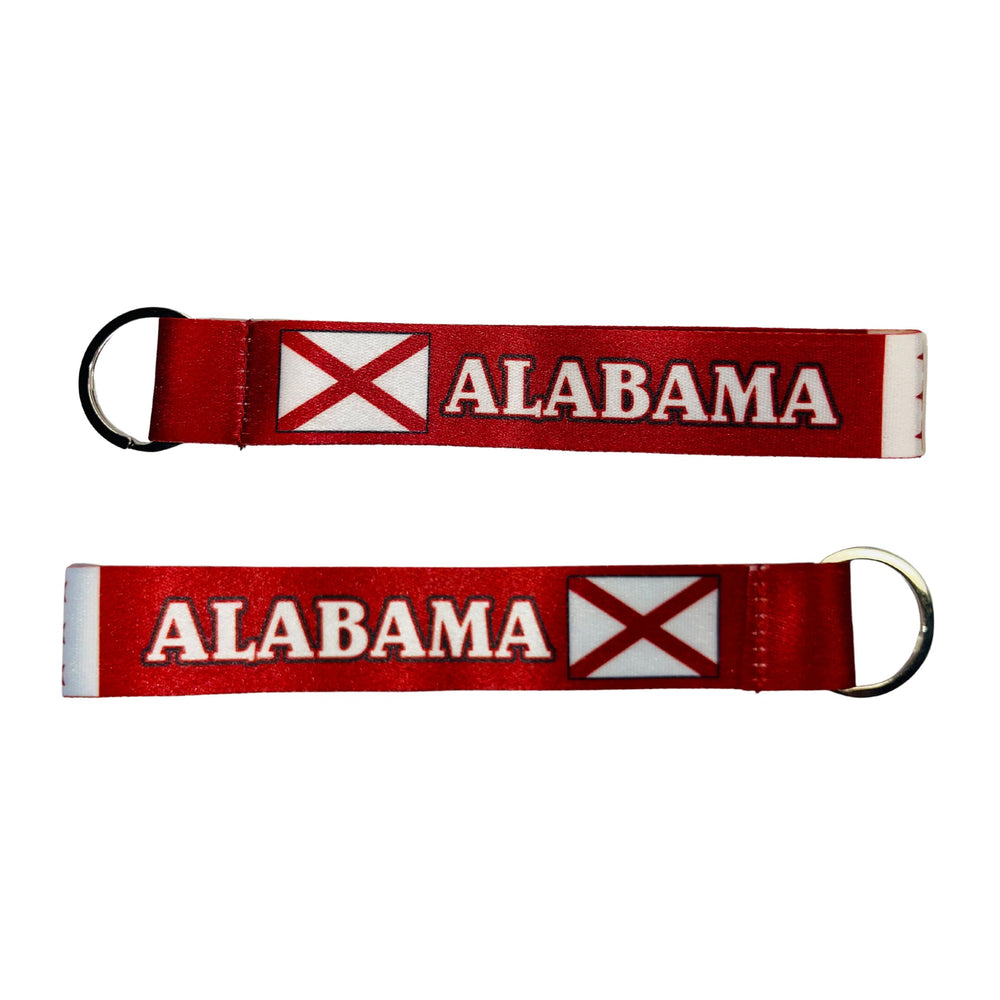 Wristlet Keychain - State Flag Alabama - USA - K063