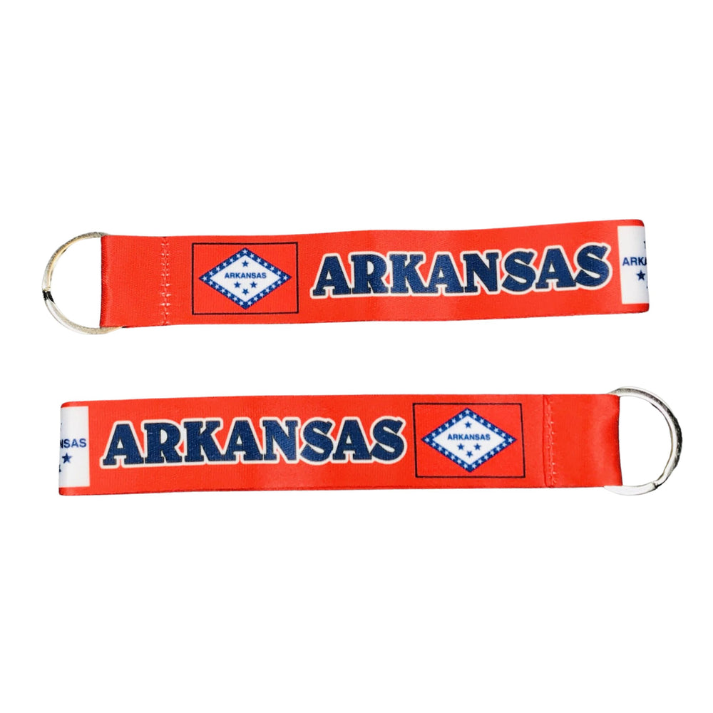 Wristlet Keychain - State Flag Arkansas - USA - K062