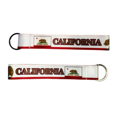 Wristlet Keychain - State Flag California - USA - K064