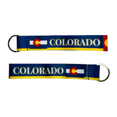 Wristlet Keychain - State Flag Colorado - USA - K065