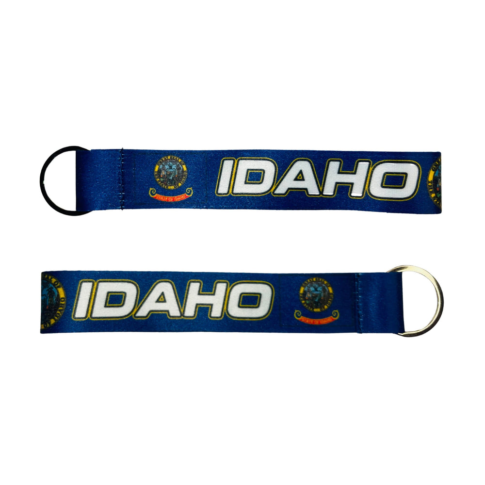 Wristlet Keychain - State Flag Idaho - USA - K071