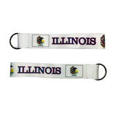 Wristlet Keychain - State Flag Illinois - USA - K072