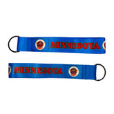 Wristlet Keychain - State Flag Minnesota - USA - K077