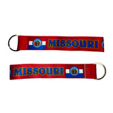 Wristlet Keychain - State Flag Missouri - USA - K079