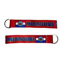 Wristlet Keychain - State Flag Missouri - USA - K079