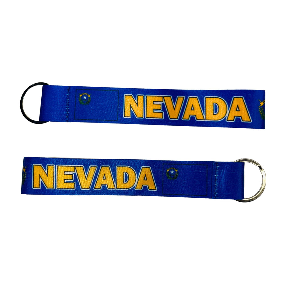 Wristlet Keychain - State Flag Nevada - USA - K083