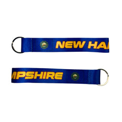 Wristlet Keychain - State Flag New Hampshire - USA - K084
