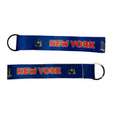 Wristlet Keychain - State Flag New York - USA - K087
