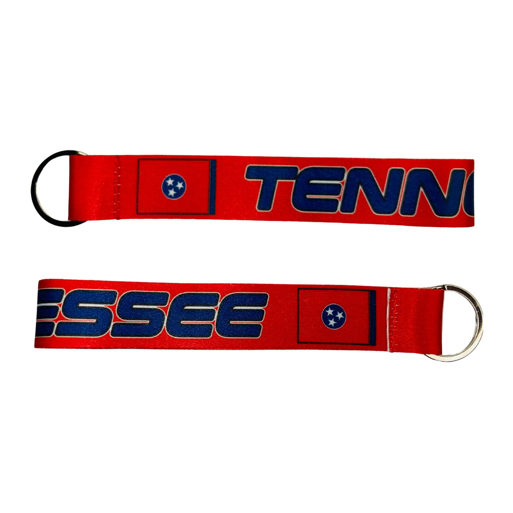 Wristlet Keychain - State Flag Tennessee - USA - K097