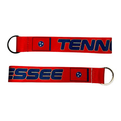 Wristlet Keychain - State Flag Tennessee - USA - K097