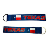 Wristlet Keychain - State Flag Texas - USA K096