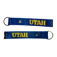 Wristlet Keychain - State Flag Utah - USA - K098