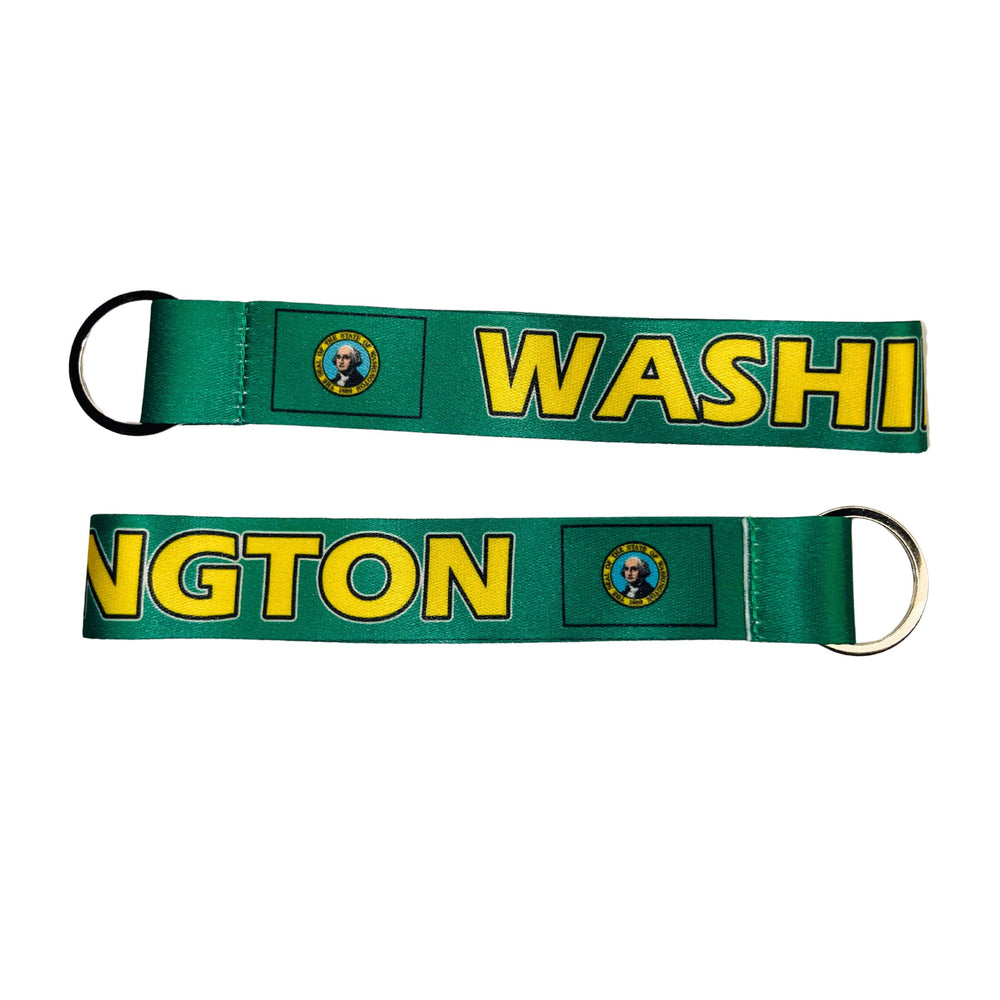 Wristlet Keychain - State Flag Washington - USA - K101