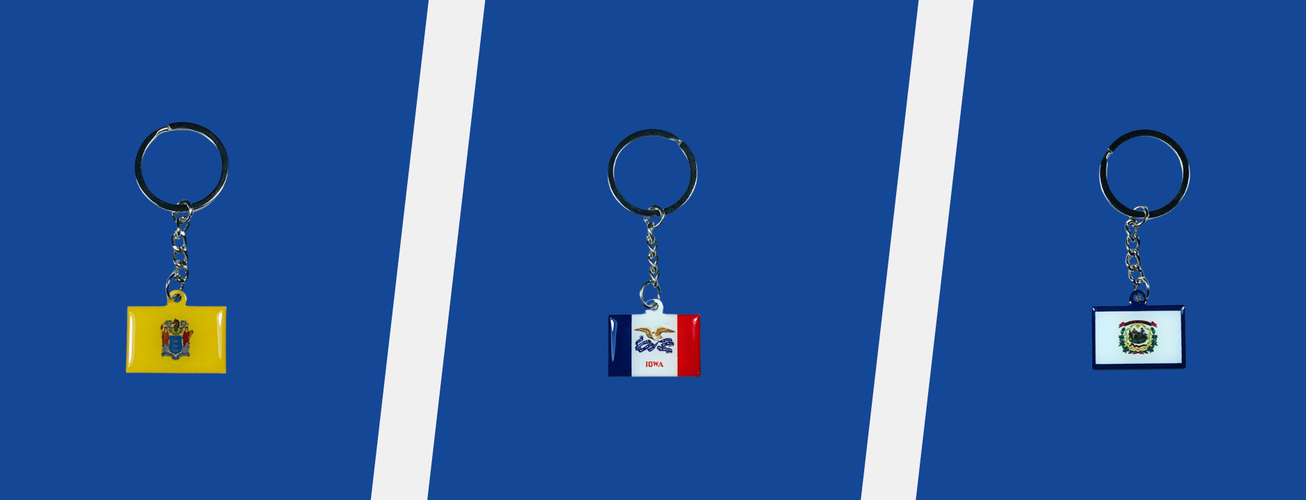 State Flag - Metal Keychains – Worldwide Souvenirs