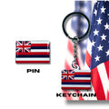 Hawaii flag, Enamel pin, Flag Keychain, Adorable Collections State Flags, United States Emblem Flags, Keychains, Cute pins, Limited Edition - WORLDWIDE SOUVENIRS	