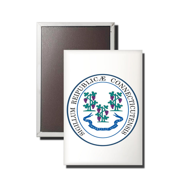 Connecticut Seal Magnet, Magnets, WorldwideSouvenirs, Seal Magnet, USA Magnet, Connecticut Emblem Magnet, State Seal Magnet, Limited Edition - WORLDWIDE SOUVENIRS	