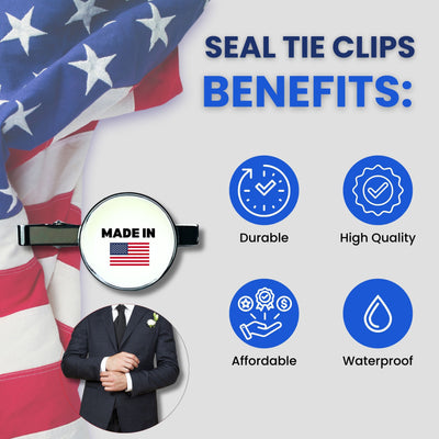 Tie Clip - State Seal Ohio - USA