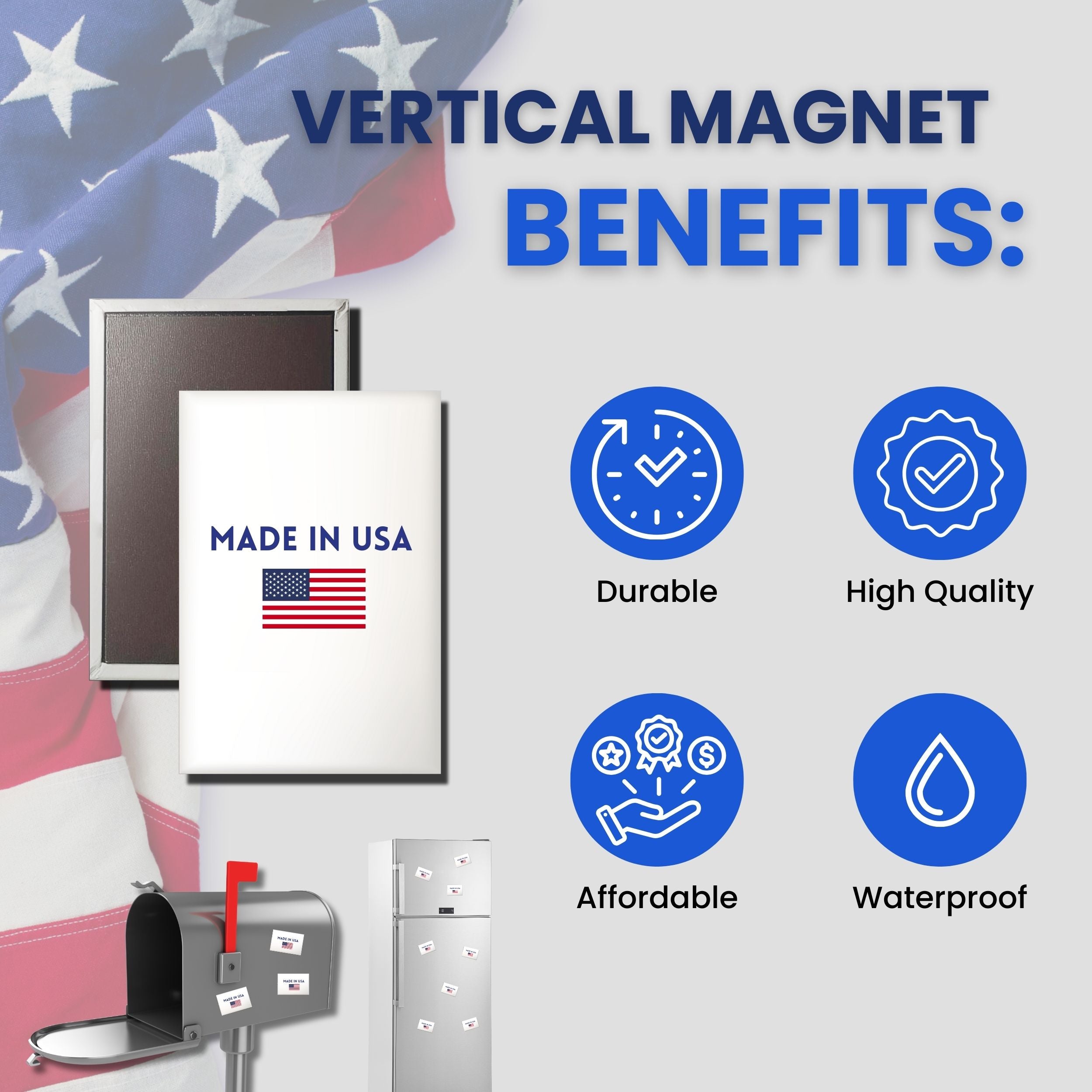 Vertical Magnet - State Flag Colorado - USA