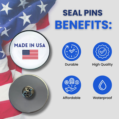 Pin - State Seal Arkansas - USA