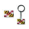 Maryland flag, Enamel pin, Flag Keychain, Adorable Collections State Flag, United States Emblem Flags, Keychains, Cute pins, Limited Edition - WORLDWIDE SOUVENIRS