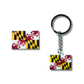 Maryland flag, Enamel pin, Flag Keychain, Adorable Collections State Flag, United States Emblem Flags, Keychains, Cute pins, Limited Edition - WORLDWIDE SOUVENIRS	