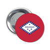 Arkansas Button, Flag Button, WorldwideSouvenirs, USA Button, Arkansas Emblem Button, Arkansas Flag, State United States, Limited Edition - WORLDWIDE SOUVENIRS