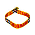 Colorado bracelet, Colorado flag, Worldwide Souvenirs, Patriotic Accessories, United States, American Pride, Fabric Bracelet, P1908 - WORLDWIDE SOUVENIRS	