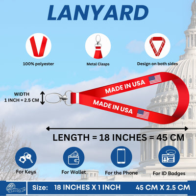Lanyard - State Flag Missouri - USA - L079