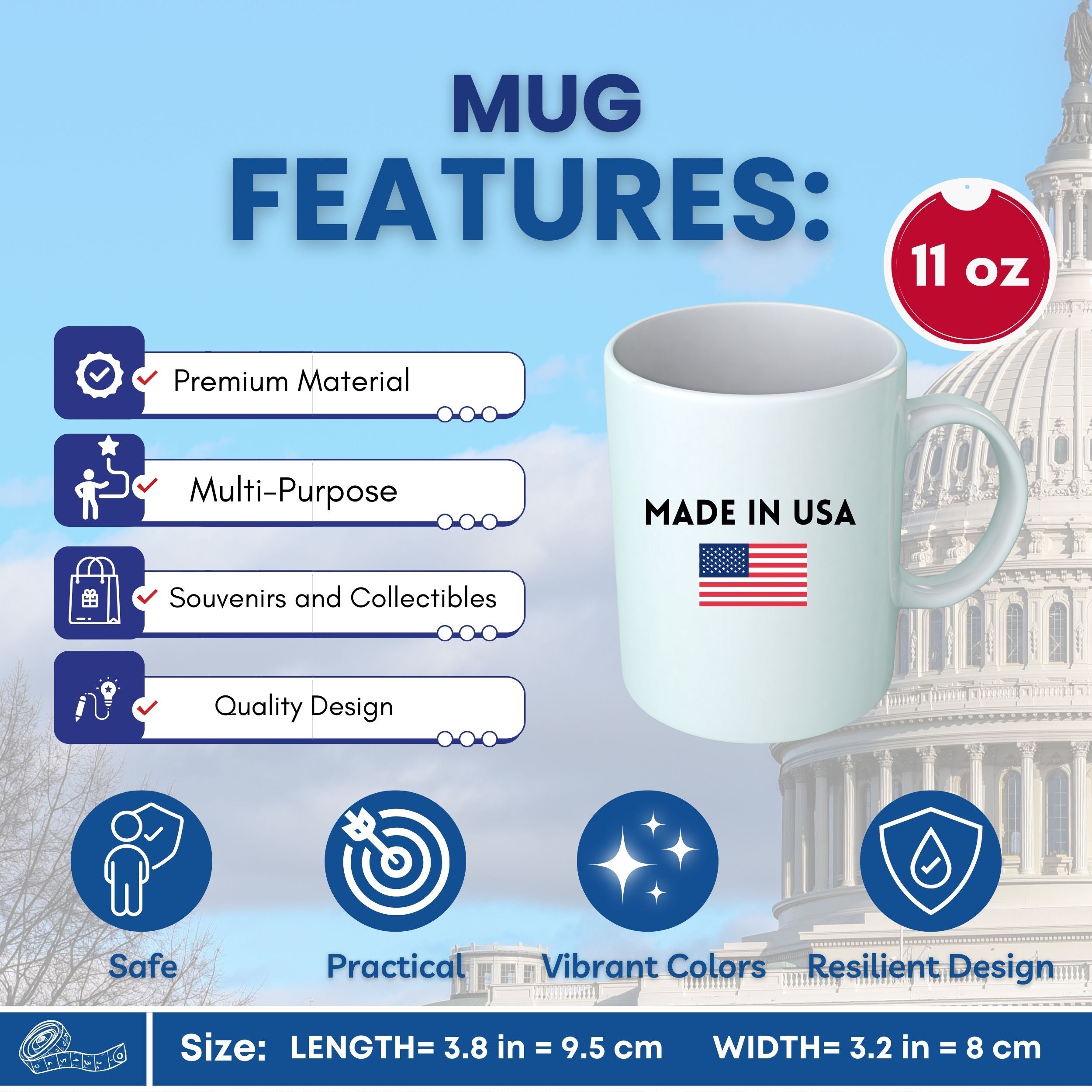 Mug - State Flag Alaska - USA