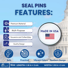 Pin - State Seal Texas - USA