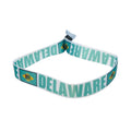 Delaware bracelet, Delaware flag, Worldwide Souvenirs, Patriotic Accessories, United States, American Pride, Fabric Bracelet, P1912 - WORLDWIDE SOUVENIRS	