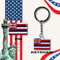 Hawaii flag, Enamel pin, Flag Keychain, Adorable Collections State Flags, United States Emblem Flags, Keychains, Cute pins, Limited Edition - WORLDWIDE SOUVENIRS	